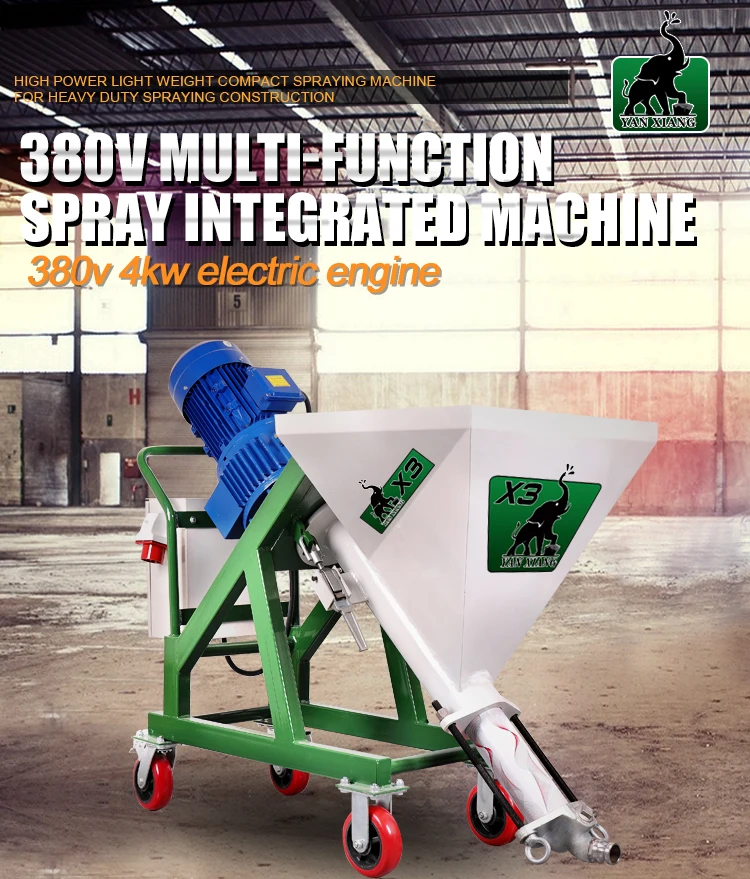Heavy Fireproof Material Spraying Machine for Sale X3