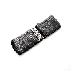 European and American style  Sequins elastic belt   Lady belt with  Steel ball  buckle