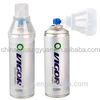 
china bottled air , fresh air bottle , aerosol can with mask 