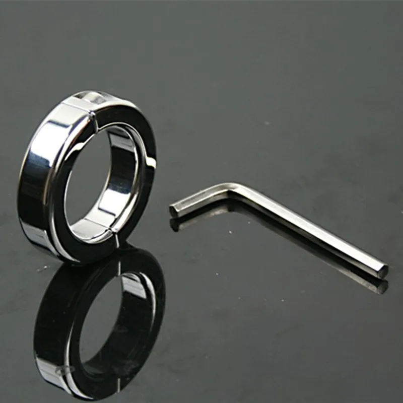 Penis Hanger Stainless Steel Metal Screw Locking Penis cock clamp Rings,Scrotum Testicle Lock