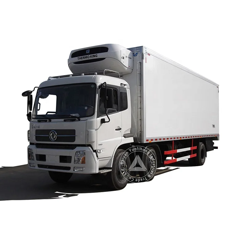 Dongfeng 6X2 245Hp 48.5Cbm Van 15 Ton cold storage refrigerator truck