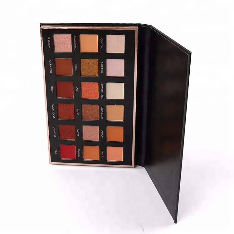 
2021 hot product make your own brand makeup 18 color eyeshadow palette 