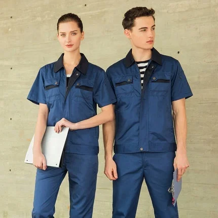 high quality fabric stock lot T/C 65/35 20*16 128*60 Navy blue Twill Fabric For Workwear