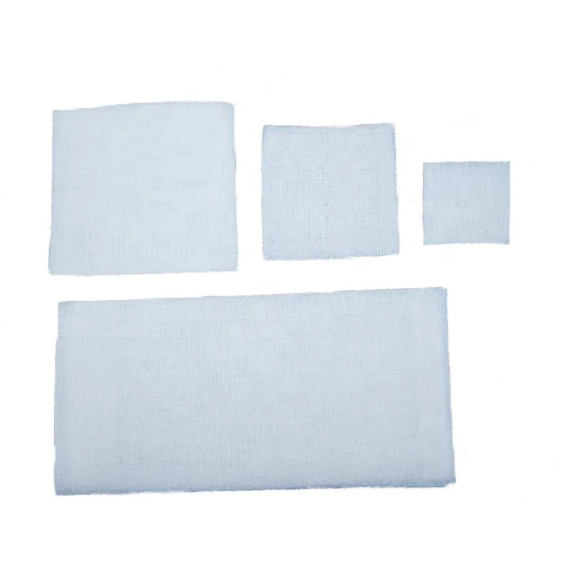 
gauze pad 4x4 8x8 10x10 sterile for medical absorbent surgical 