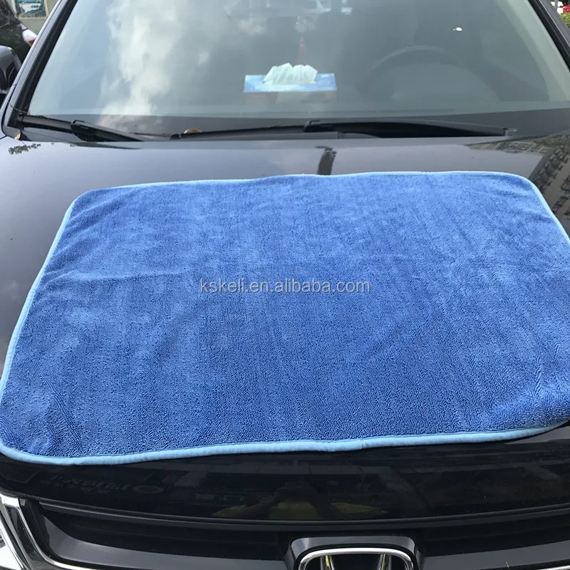 Super absorbent  double sided twist microfiber car drying towel