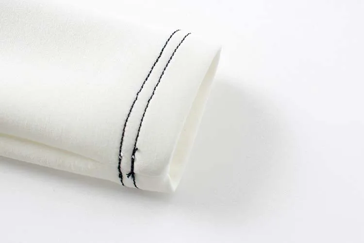 Spring/Autumn Kids clothing Long Sleeve  White Children Girl Dress child dress