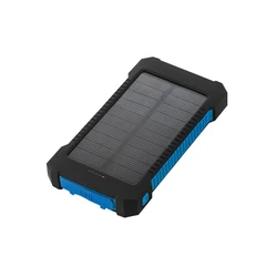 Portable waterproof solar panel led light slim power bank charger  solar powerbank for cellphone 20000mah