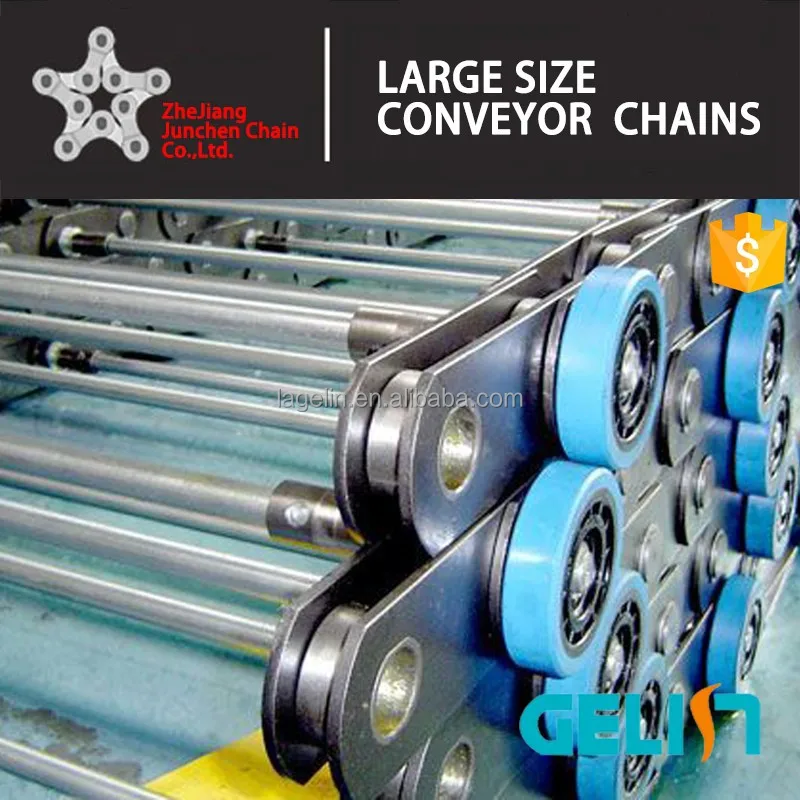 ST133F1 Moving Walkway Parts nylon roller escalator step chain