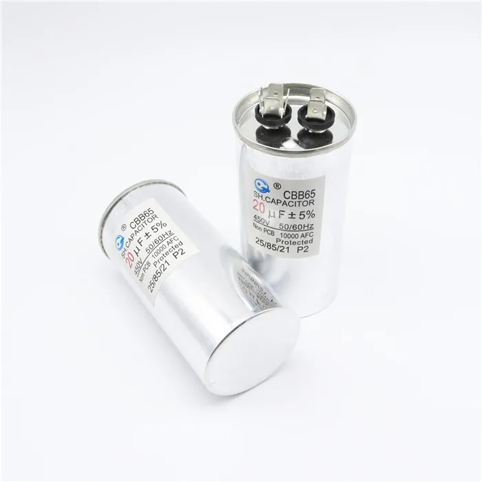 CBB65 Starter AC Air Conditioning Capacitor 15uf/450V Motor Running Capacitor Support Customization