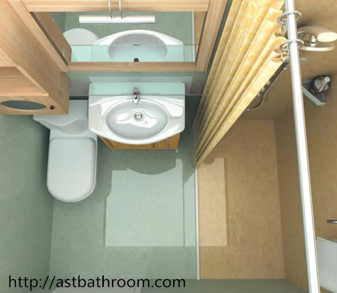 Low price sanitary fittings hot sell modular bathroom furniture