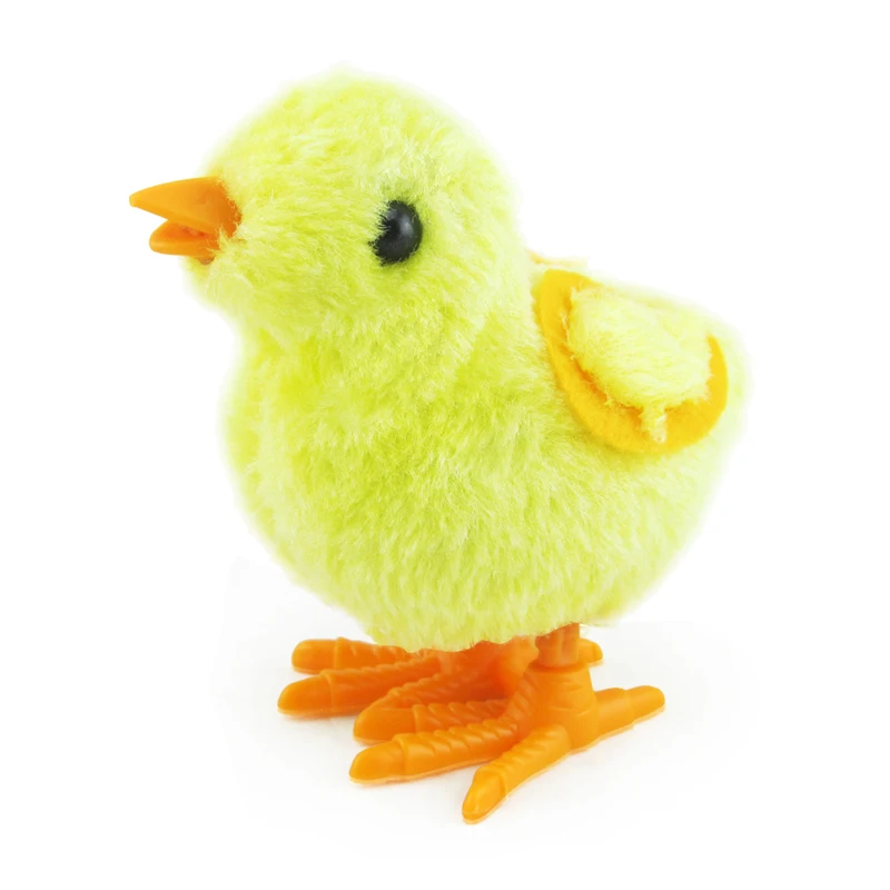 Wholesale Lovely Cartoon Plush Wind UP Chicken Toy For Baby