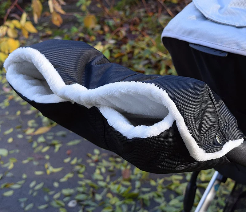 
Plush Winter Warm Waterproof Anti-freeze Hand Muff for Baby Stroller 