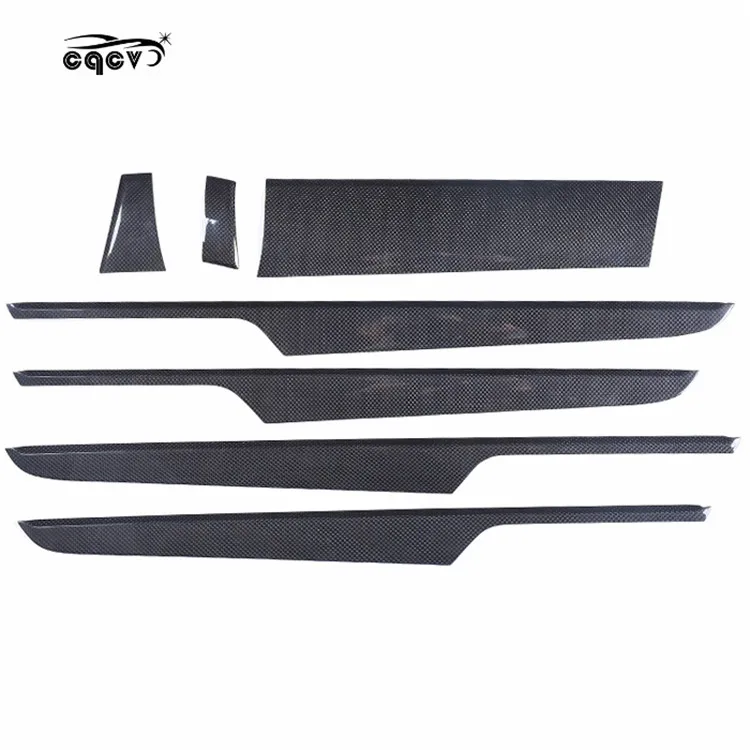 Interior Decoration carbon fiber for porsche macan 95B Sticker trim Door Window Regulator