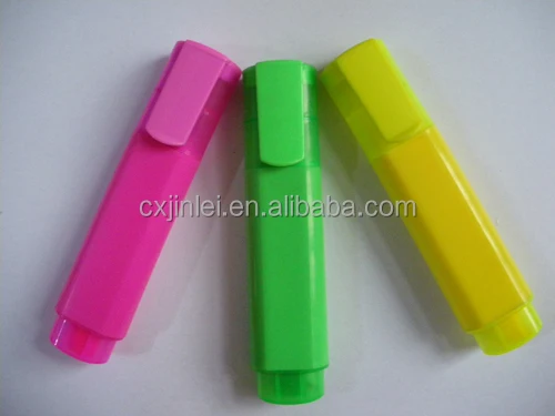 
Jumbo rectangular highlighter pen scented fluorescent Marker 