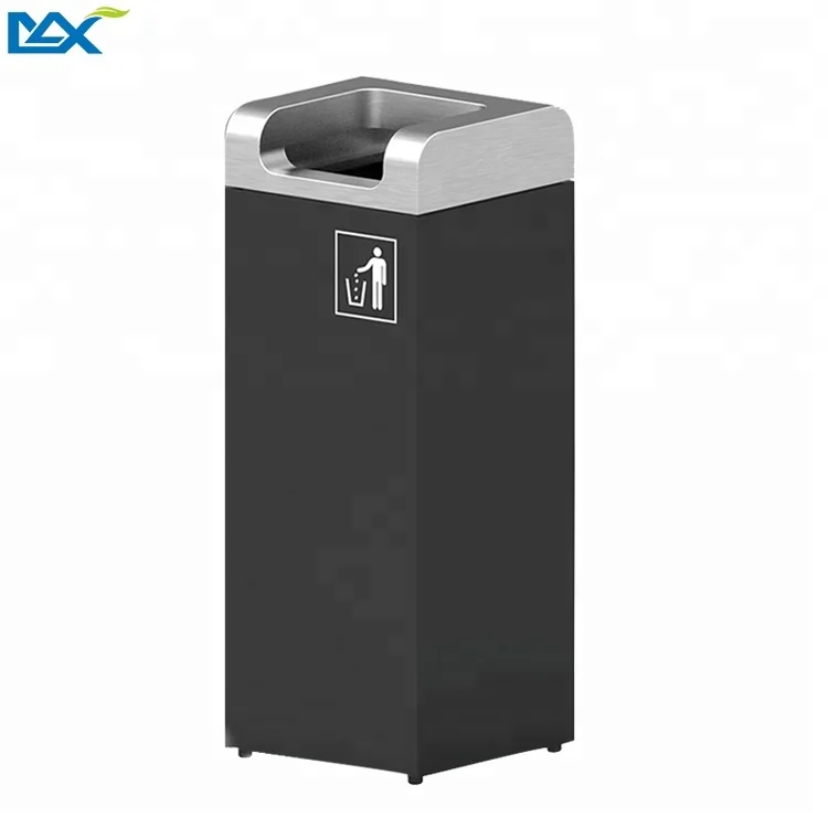 4 Gallon/8 Gallon Metal Garbage Container Indoor Recycle Designer Waste Bins