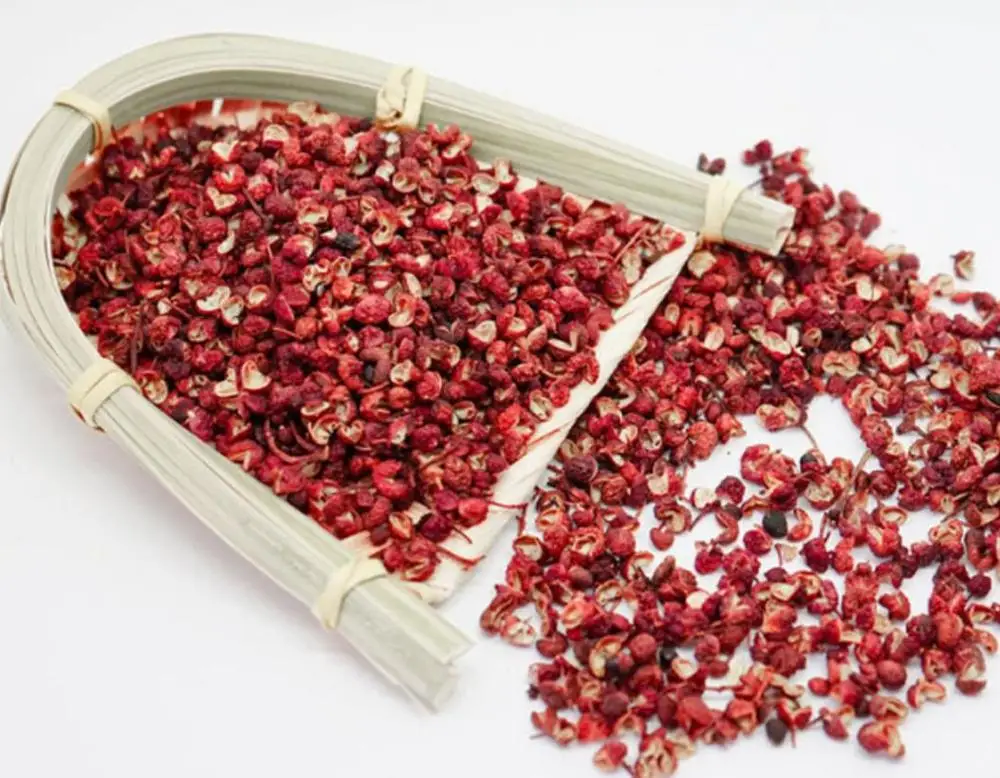 chuan jiao Dried Pure Szechuan pepper Tooth Ache Tree fruits shells