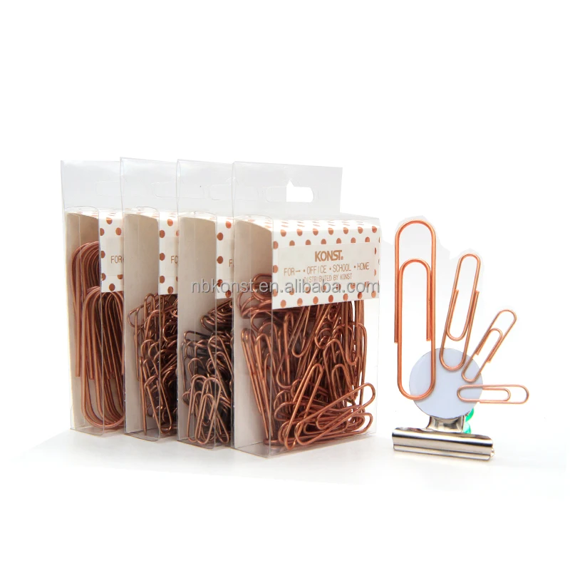metal color paper clip for office 28mm/33mm/50mm