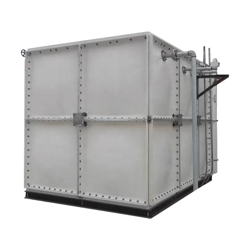 Секционный резервуар для воды GRP объемом 10 м3 20 50 100 секционный SMC с панелью домашний хранения FRP