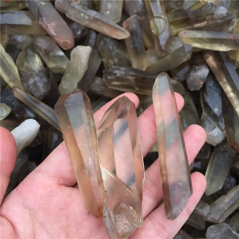 
Natural Healing Rough Smoky Quartz Points Small Crystal Wands For Sale 
