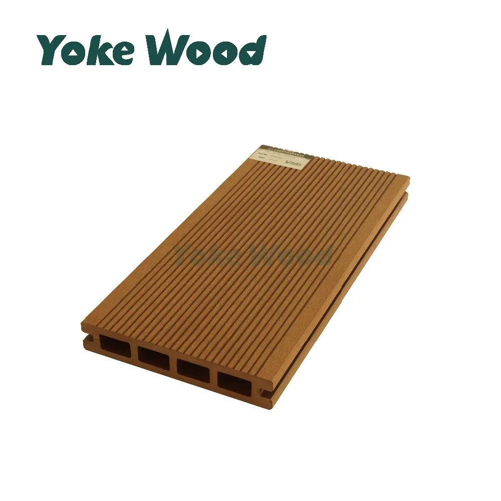 outdoor high quality low price wpc decking floor hollow solid co-extrusion wood plastic composite external