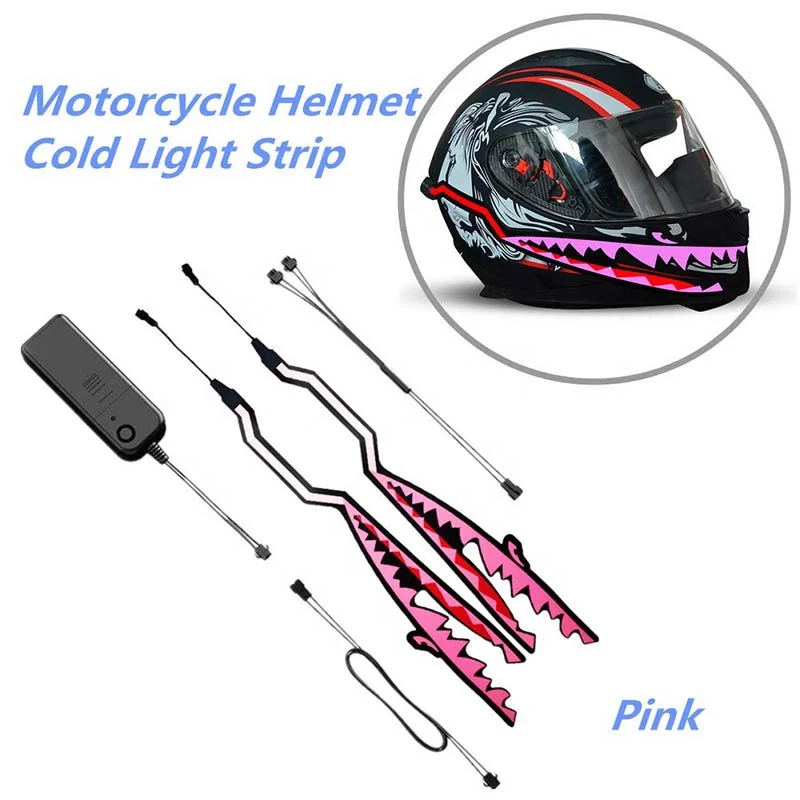 
Outdoor Waterproof Bicycle Led Motorcycle Helmet Light Strip Flexible El Light Strip 