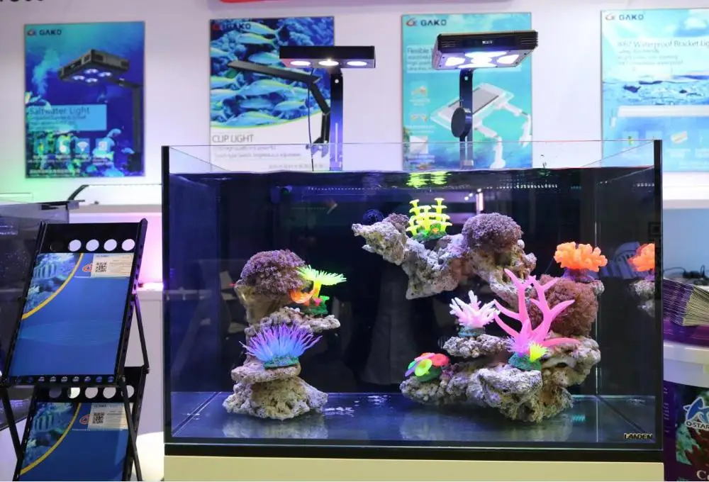 Hot selling 75w high power 21 pc led aquarium light for marine fish tank coral reeH