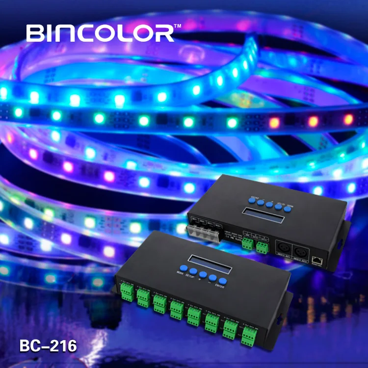 BC-216 ARTNET LED controller  IC ws2811 pixel module controller for pixel light bar light DJ Club