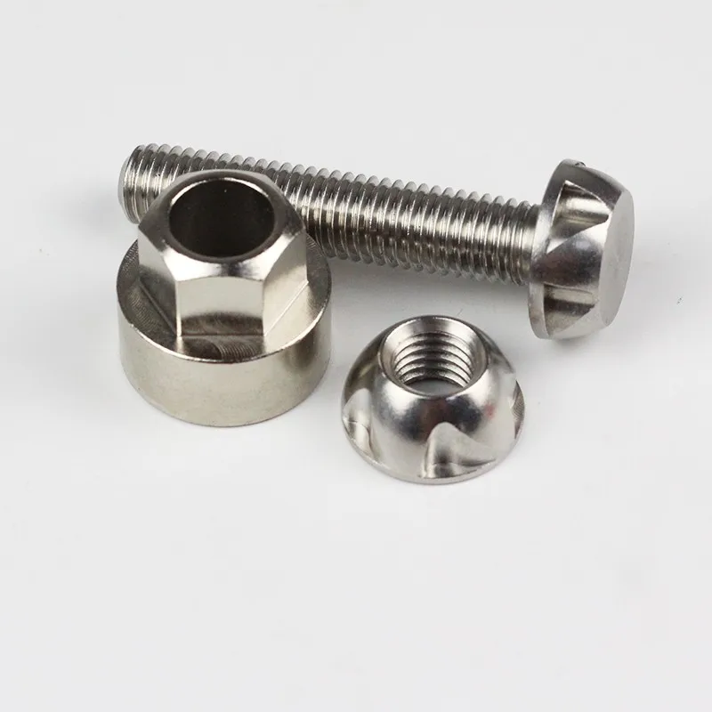 High quality patented stainless steel torx anti theft nut for auto industry safety tamper proof nut security 4-hole nut