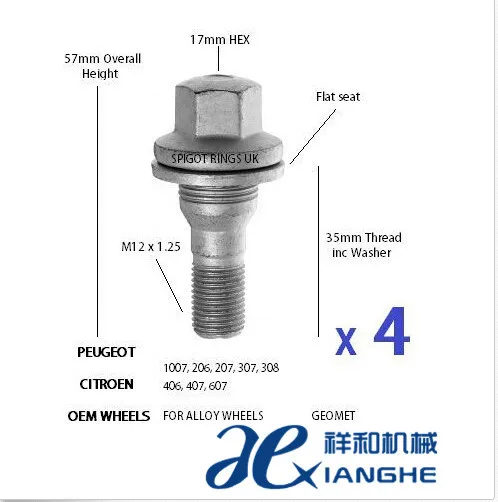 пользовательские колеса части, хром автомобиля блокировка колес болт m12x1.5 m12x1.25