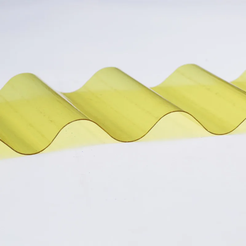 
Transparent roofing corrugated pc polycarbonate wave panel 