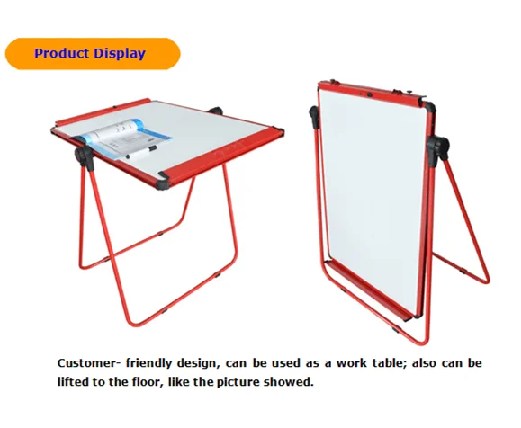 
work table drawing easel magnetic whiteboard 