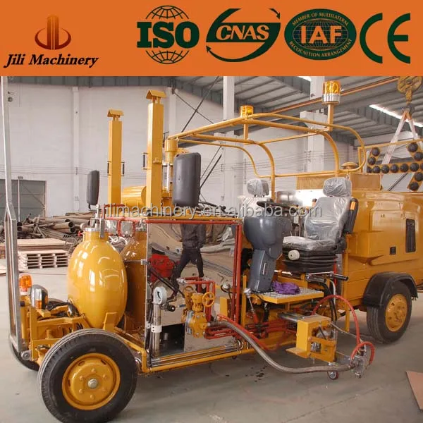 Driving Type Thermoplastic paint road safety stripping equipment