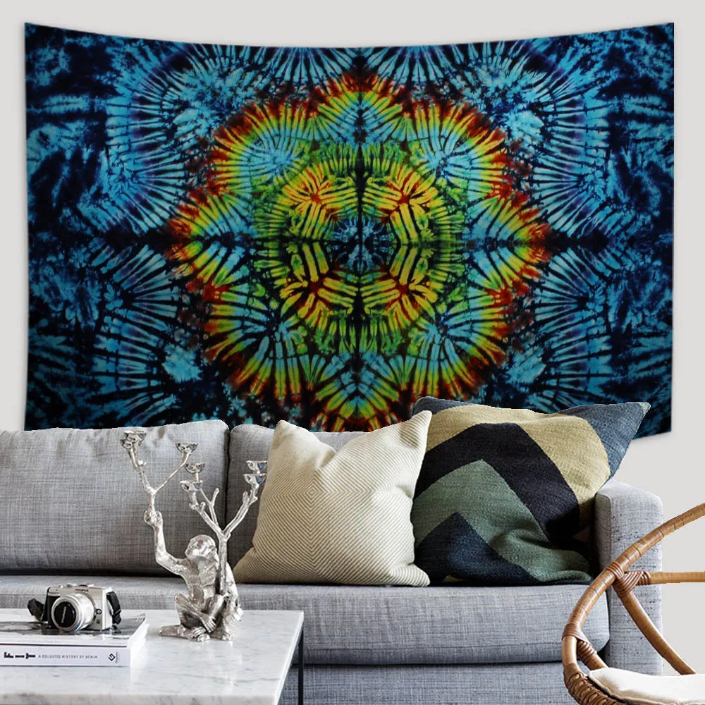 
Buti Custom printed hippie Decorative mandala tapestry wall hanging 