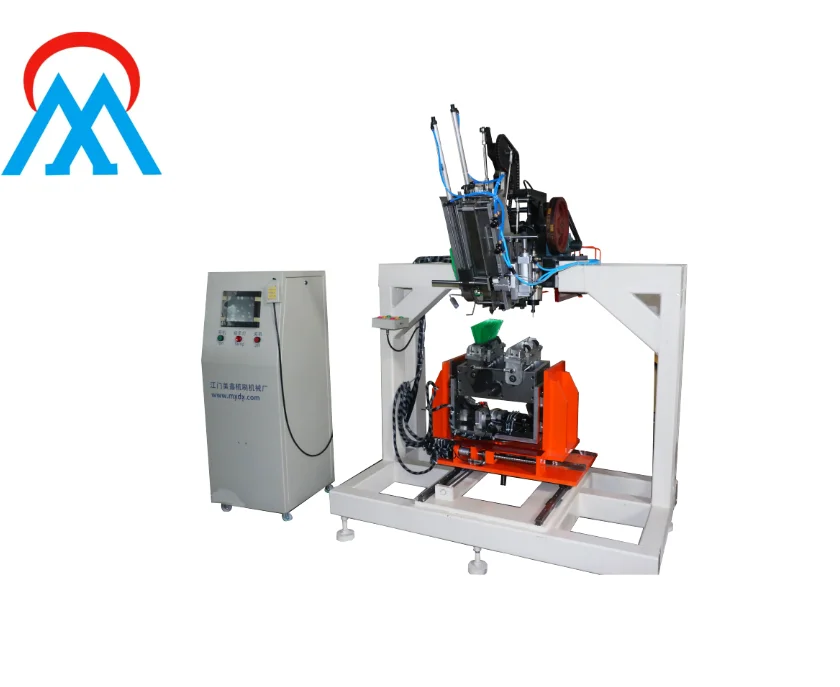 5 axis 1 drilling 1 tufting brush/broom making machine