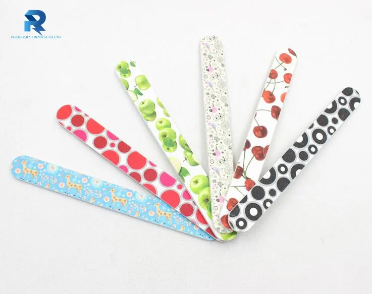 
Factory price cheap colorful EVA mini disposable nail file 
