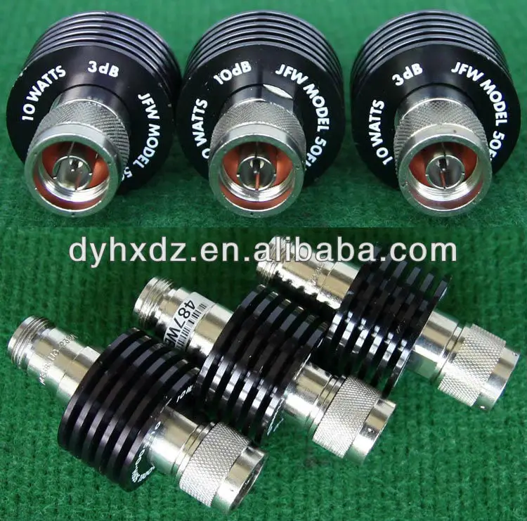 3dB SMA 6dB QMA 10dB N 20dB 7/16 Fixed Attenuator