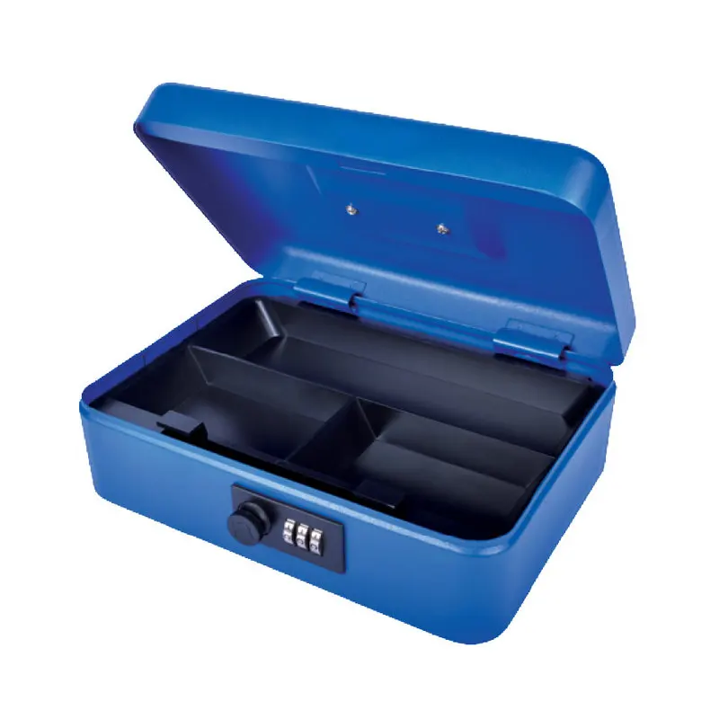 High profit margin products Medium Cash Box with Money Tray Small Safe Lock Box with Key