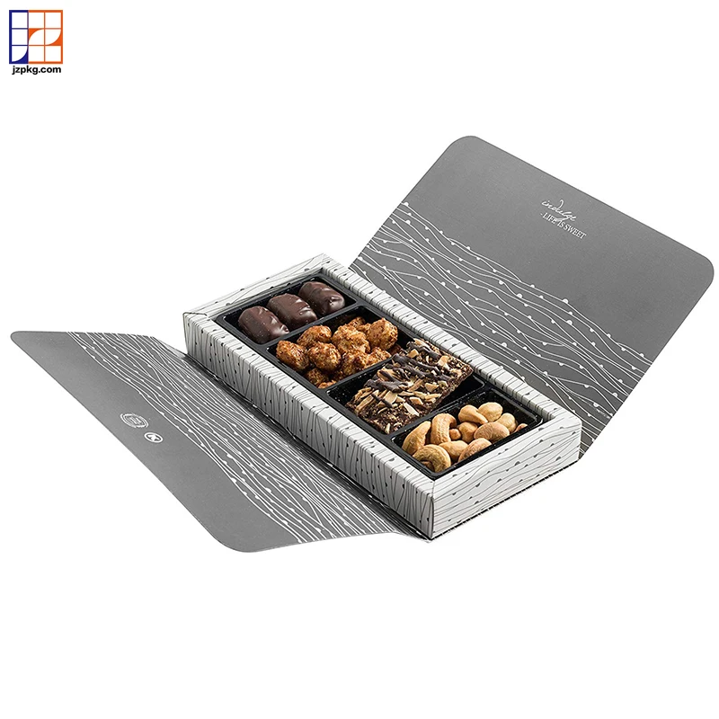 Creative premium bespoke box for assorted chocolate baklava sweet products packaging