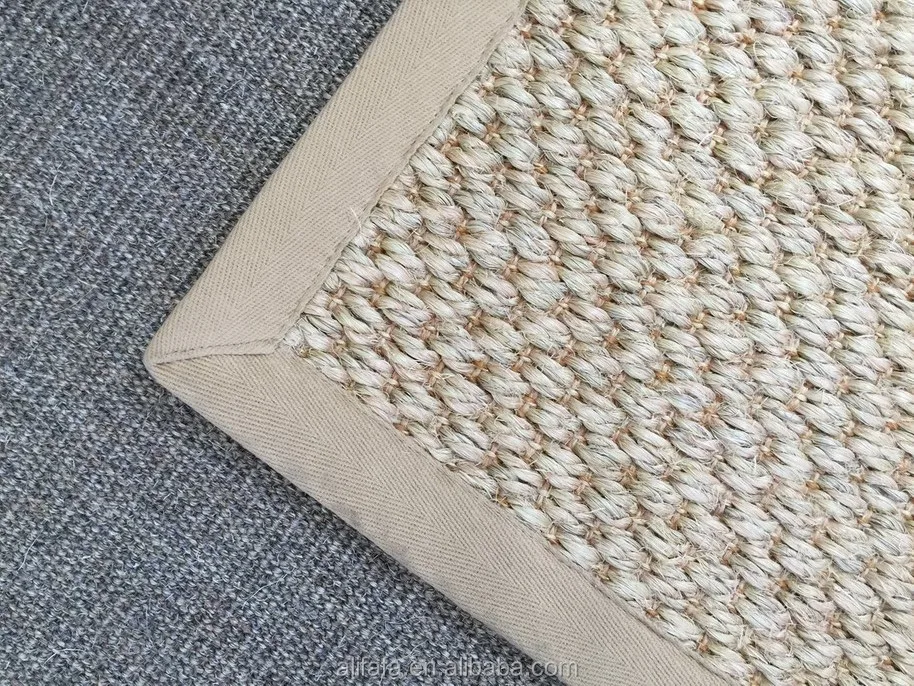 Ковер из сизаля с узором в елочку, экологически чистый и устойчивый к пятнам ковер