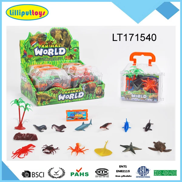 
 Нетоксичные виниловые игрушки с животными-водные животные для детей  