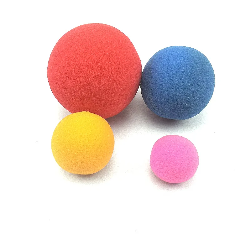 Yellow White Black Red Pink Grey Purple Orange mix magic sponge foam balls