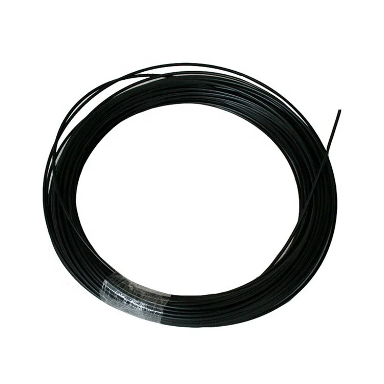8mm end glow optical fiber with black jacket/clear jacket outer diameter11mm