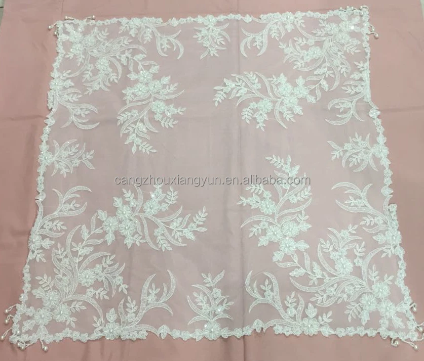Beaded Organza Lace tablecloth