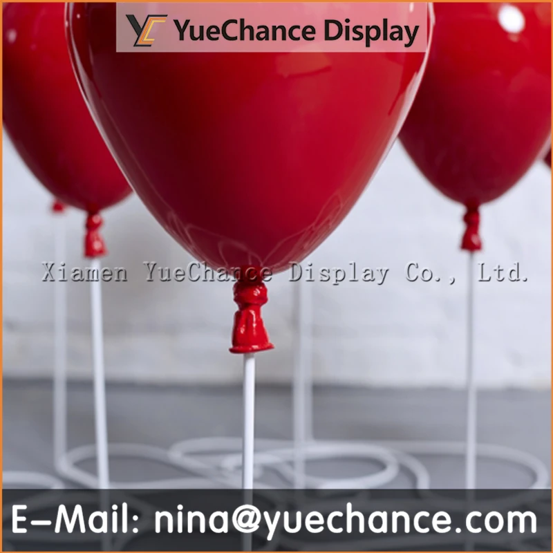 Home Decorative modern design standing Resin Balloon