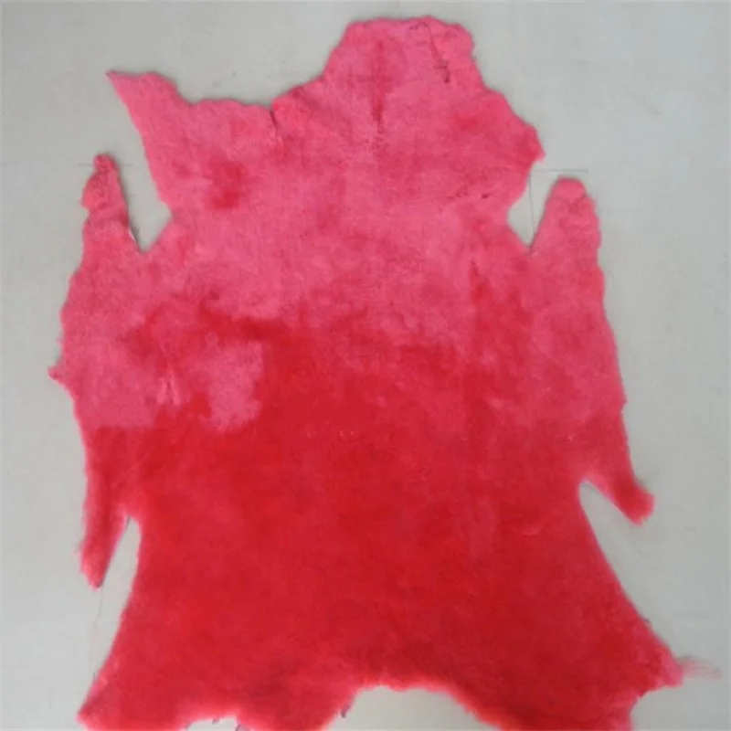 China supplier lamb skin fur lining fabric shearling hides