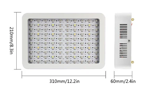 300W 450W 600W 900W 1000W 1200W 1600W 2000W double chips Full Spectrum Hydro LED Grow Light