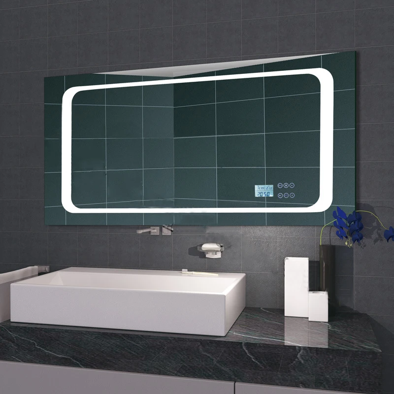 Fog Free Smart Illuminated Bathroom Mirror For Hotel Use