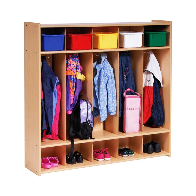 High quality preschool kindergarten furniture malaysia cubbies boys locker room bedroom furniture