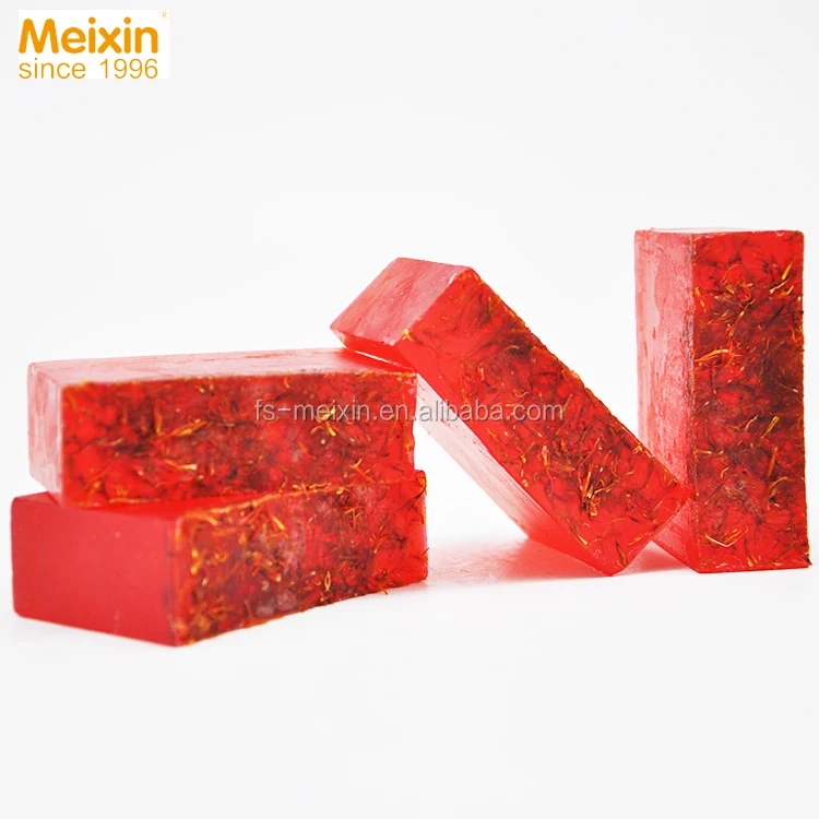 Luxury saffron natural handmade soap, beauty soap factory