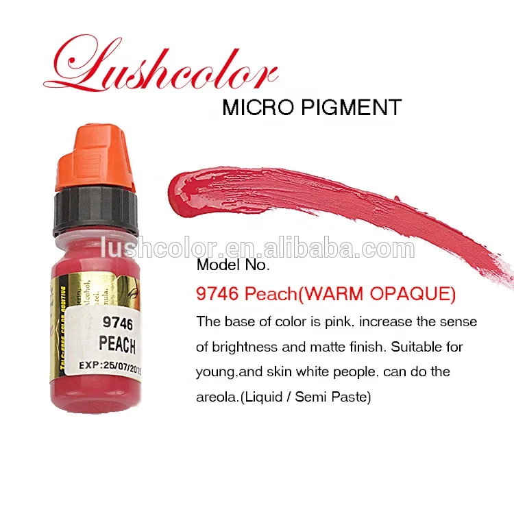 Lushcolor Best Quality Microblading Pigment Tattoo Ink For Eyebrow